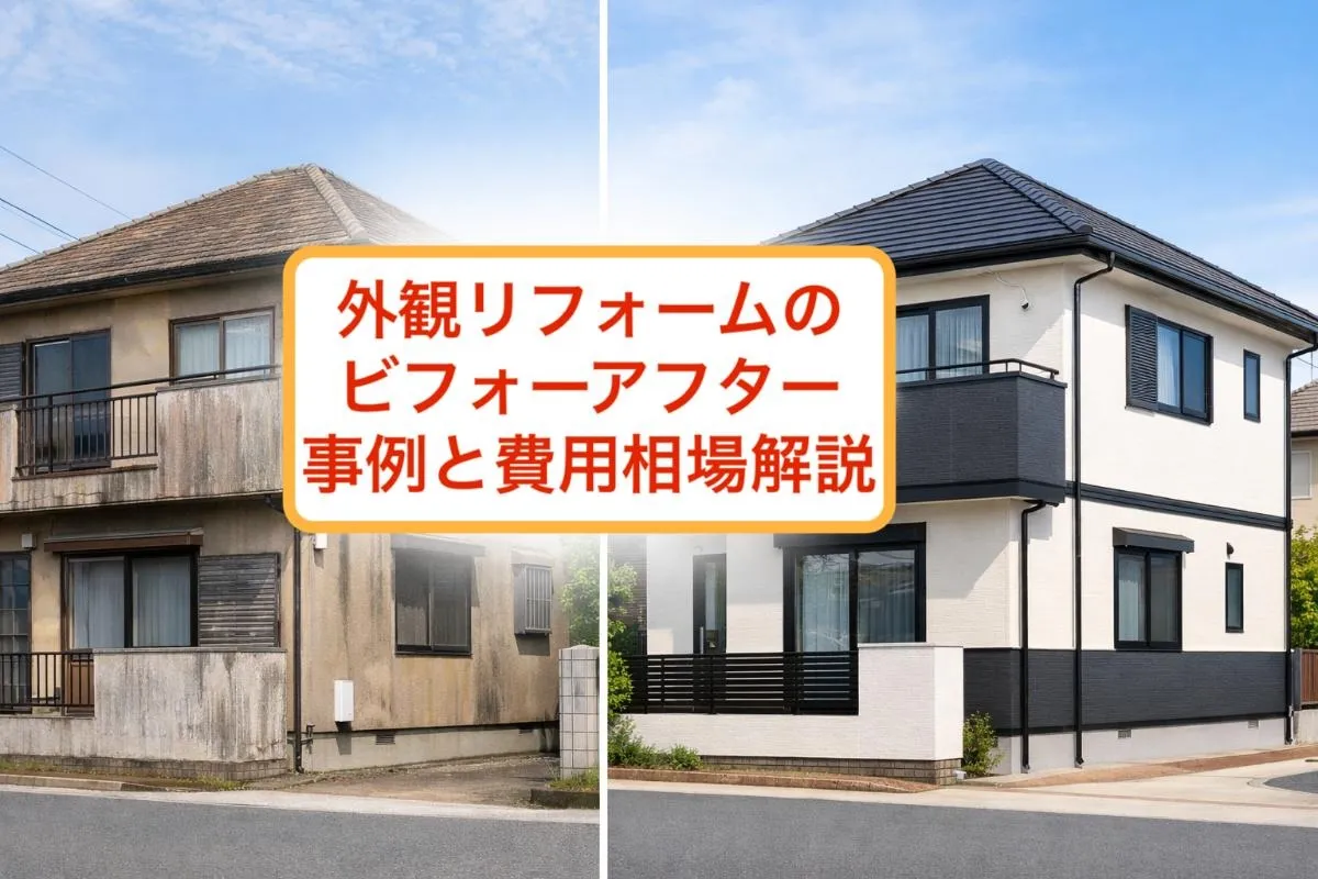 外観リフォームのビフォーアフター事例と費用相場解説