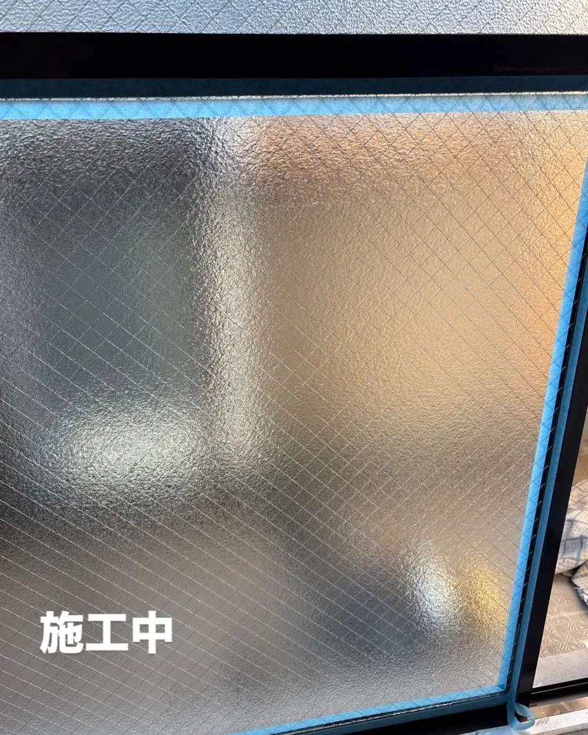 施工紹介【ガラス交換】