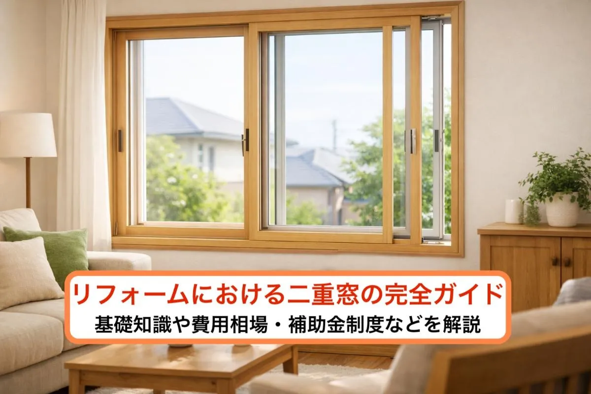 リフォームにおける二重窓の完全ガイド｜基礎知識や費用相場・補助金制度などを解説