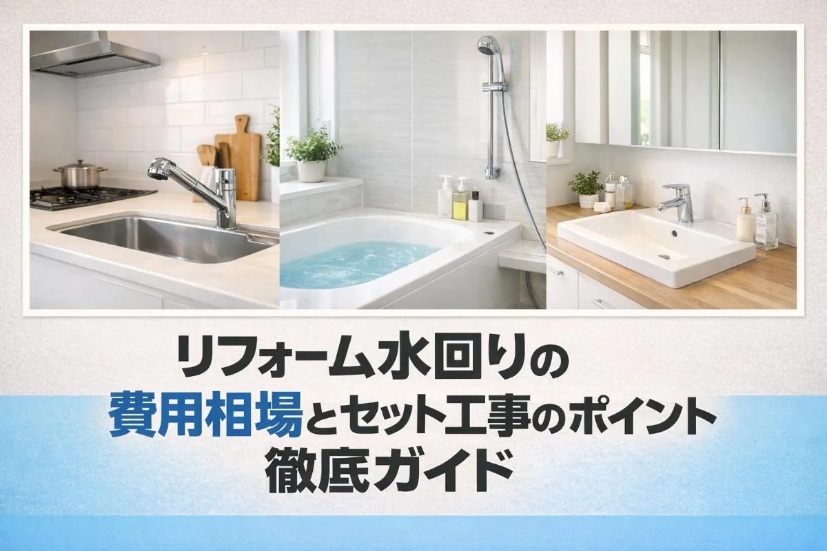 リフォーム水回りの費用相場とセット工事のポイント徹底ガイド【最新事例で比較】